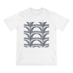Architectural Arch Pattern T-Shirt — Minimalist Geometric Design