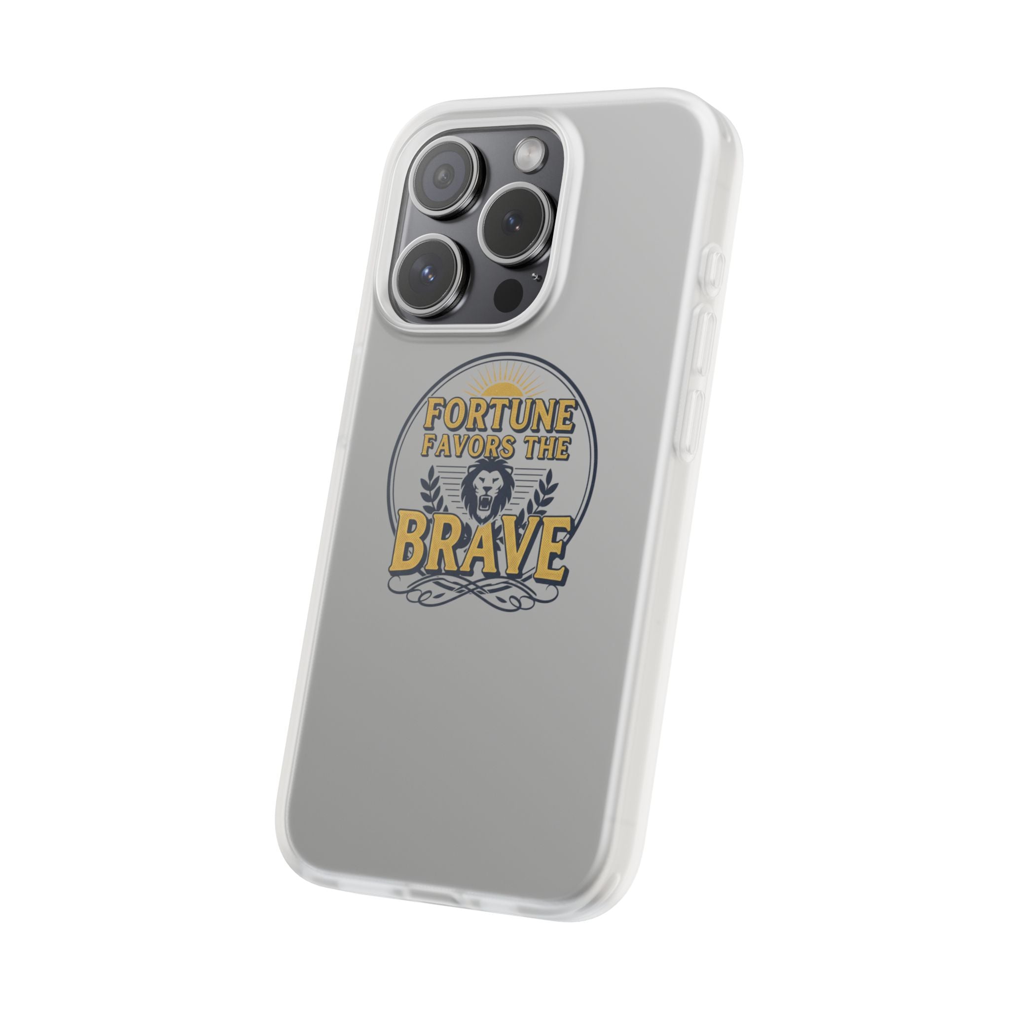 Fortune Favors the Brave Lion Emblem (Flexi Cases)