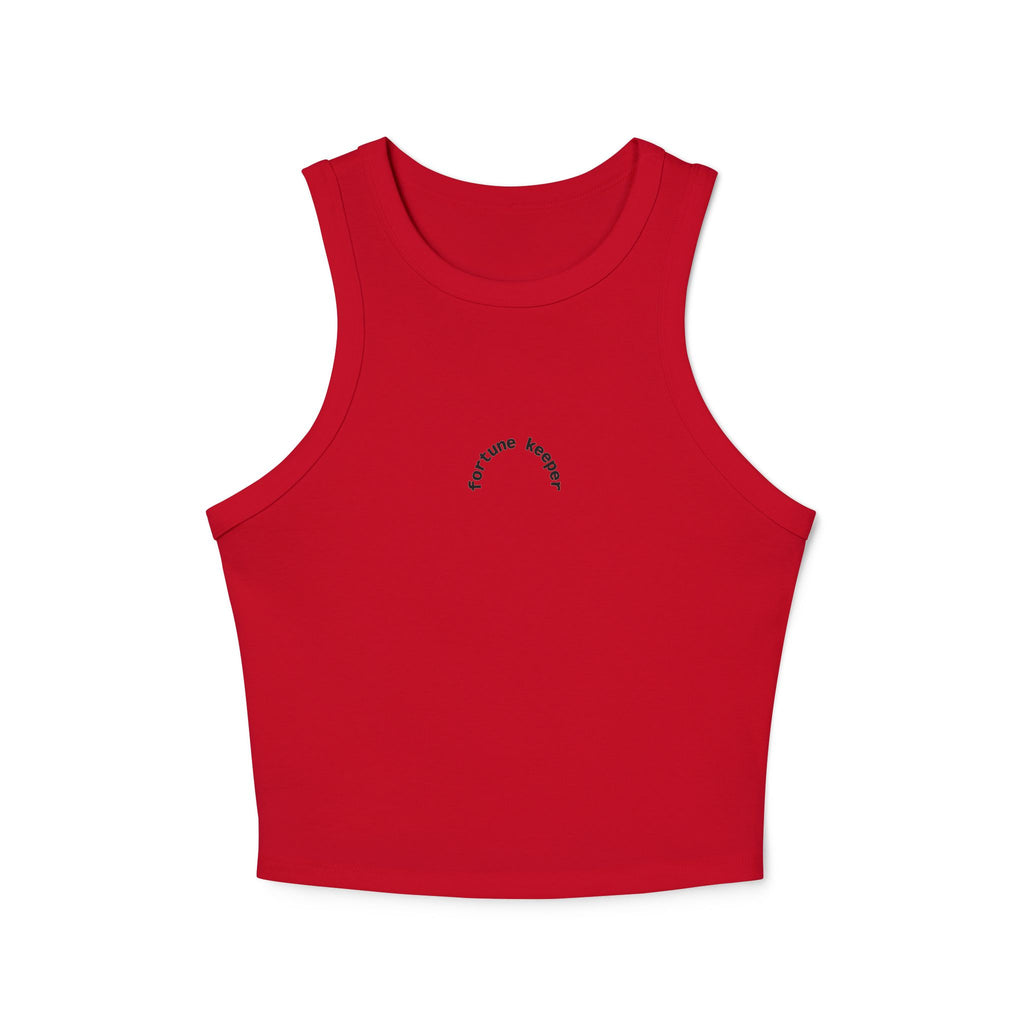 Fortune Keeper (Women's Micro Rib Racer Tank Top)