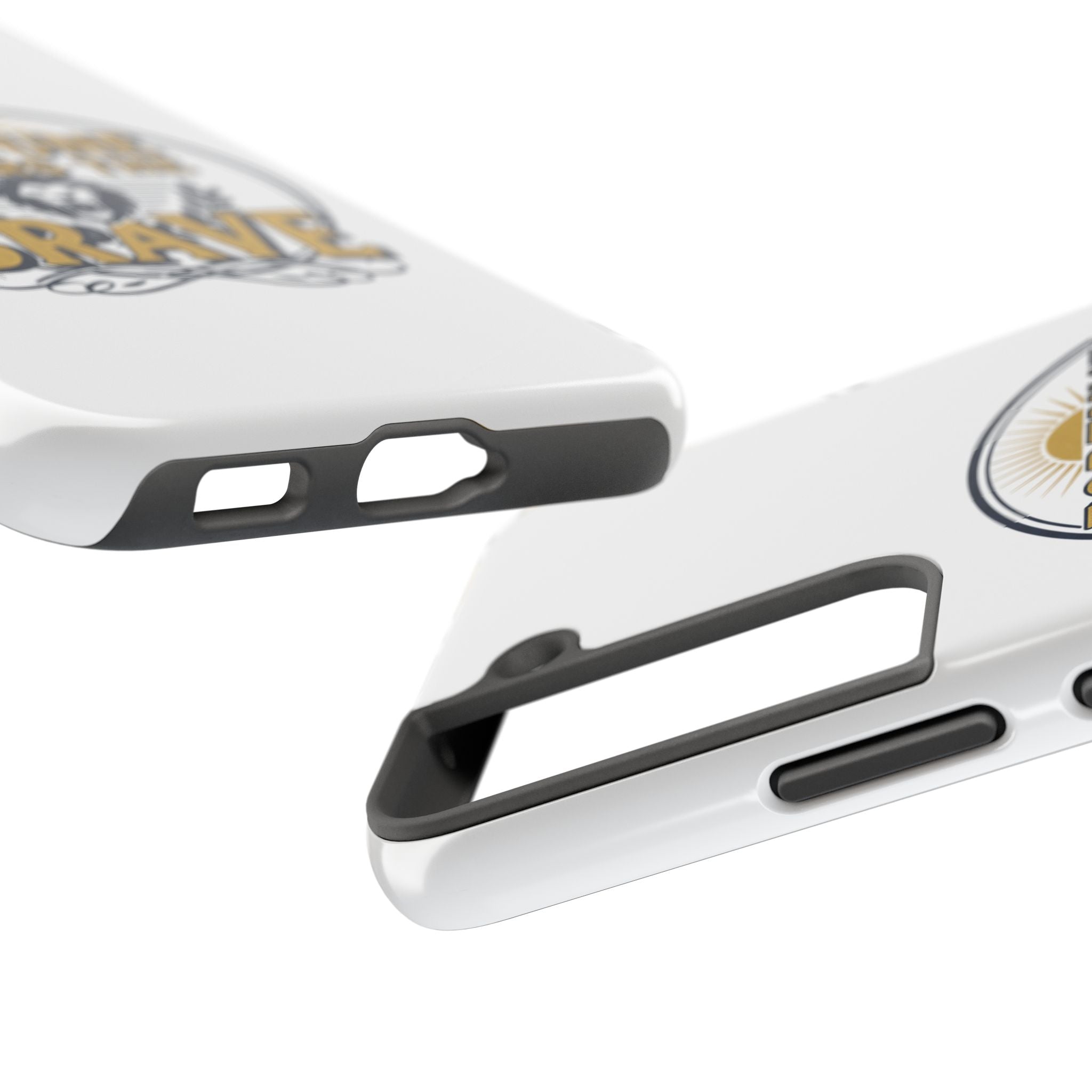 Fortune Favors the Brave Phone Case (Protective Tough Case with Lion Emblem)