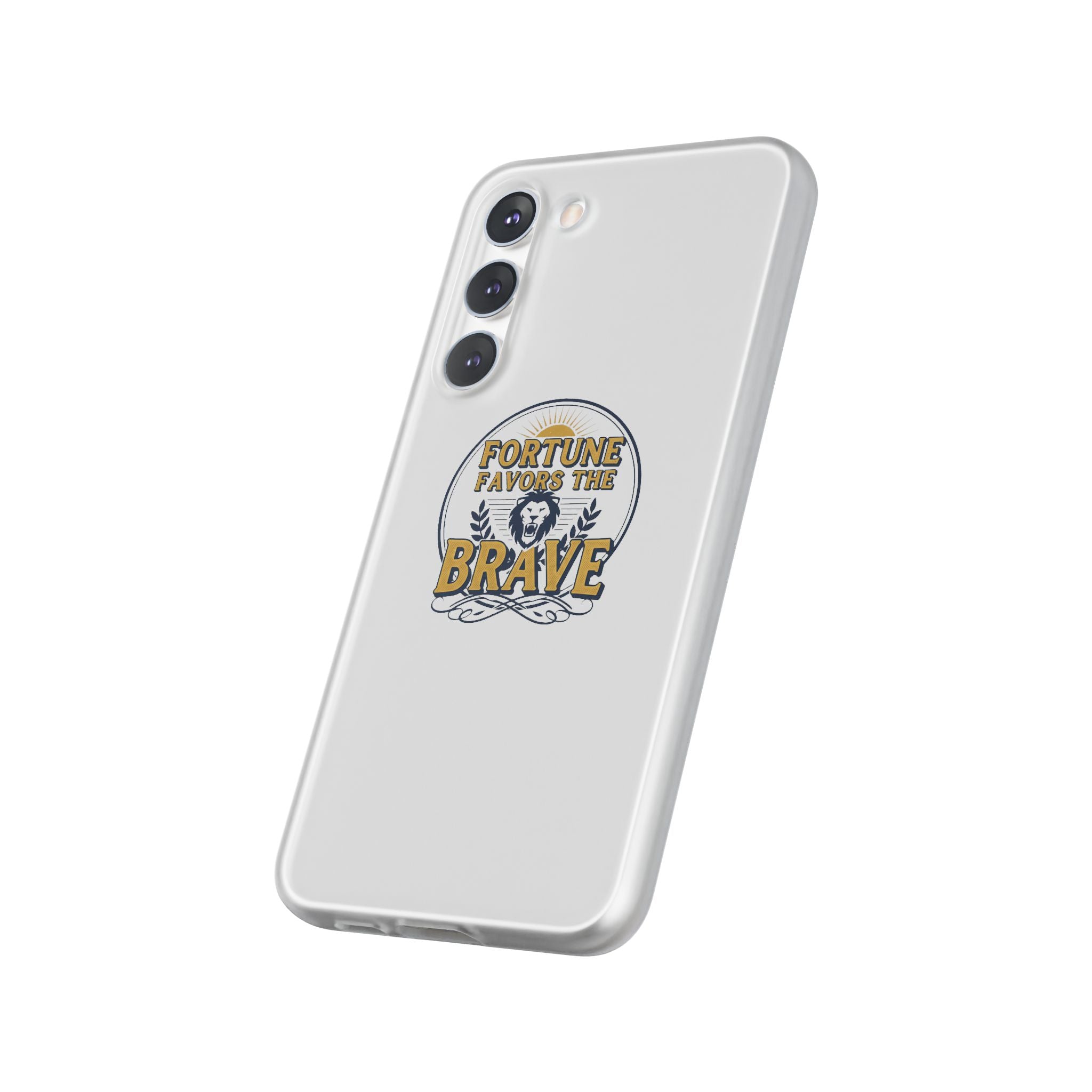 Fortune Favors the Brave Lion Emblem (Flexi Cases)