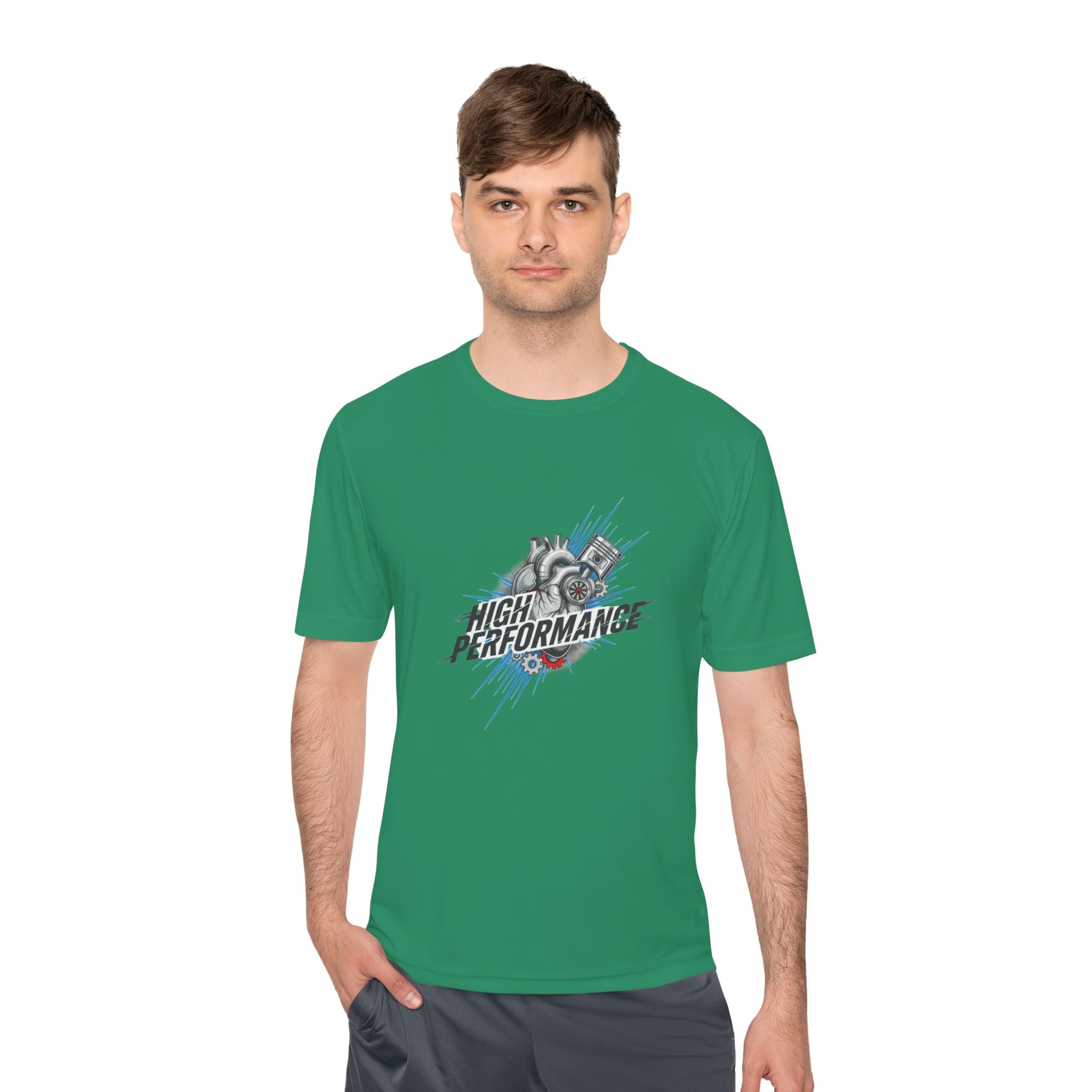 High Performance Racing Tee — Moisture-Wicking Athletic Shirt