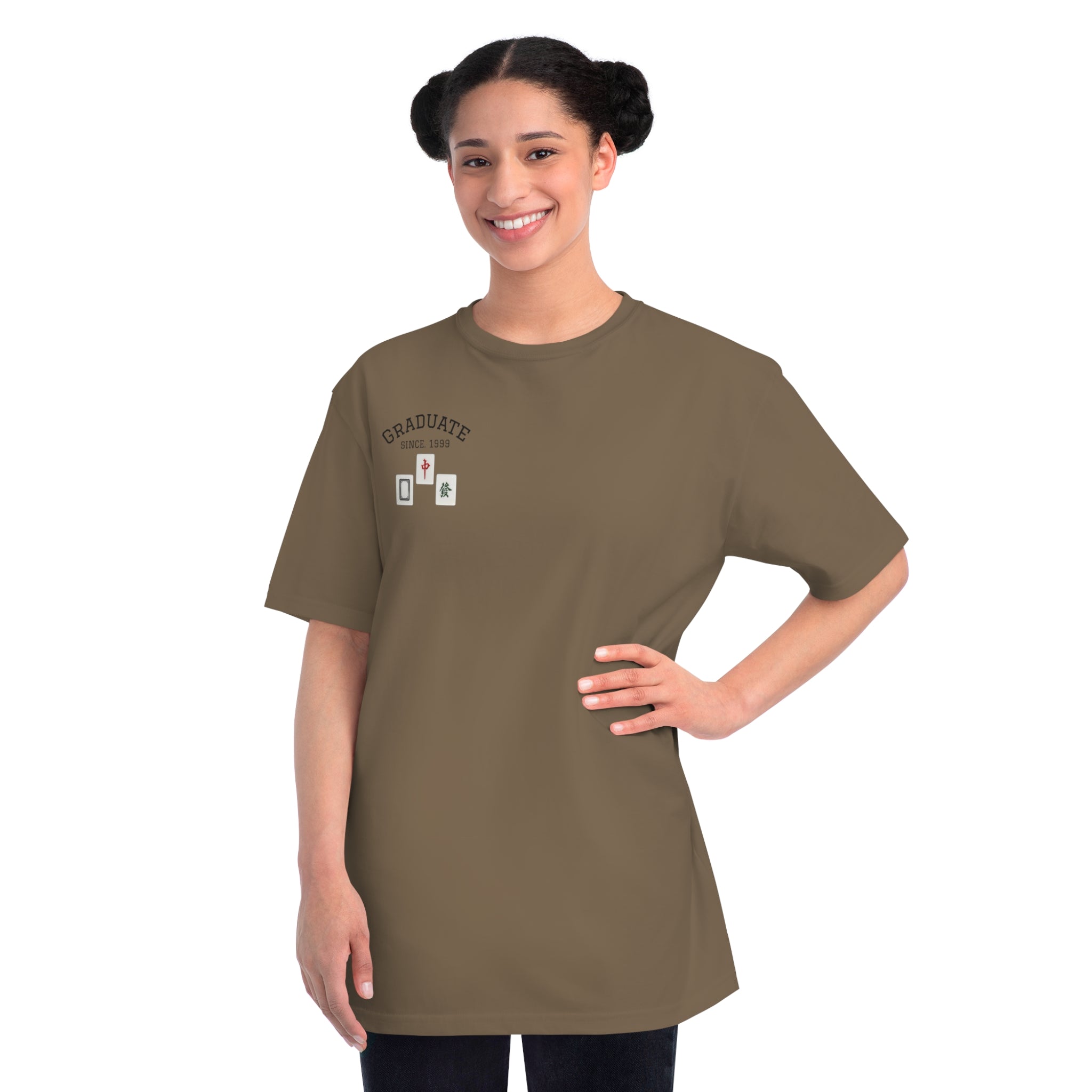 Minimalist Scrabble Tile T‑Shirt — 'Love' Chest Design