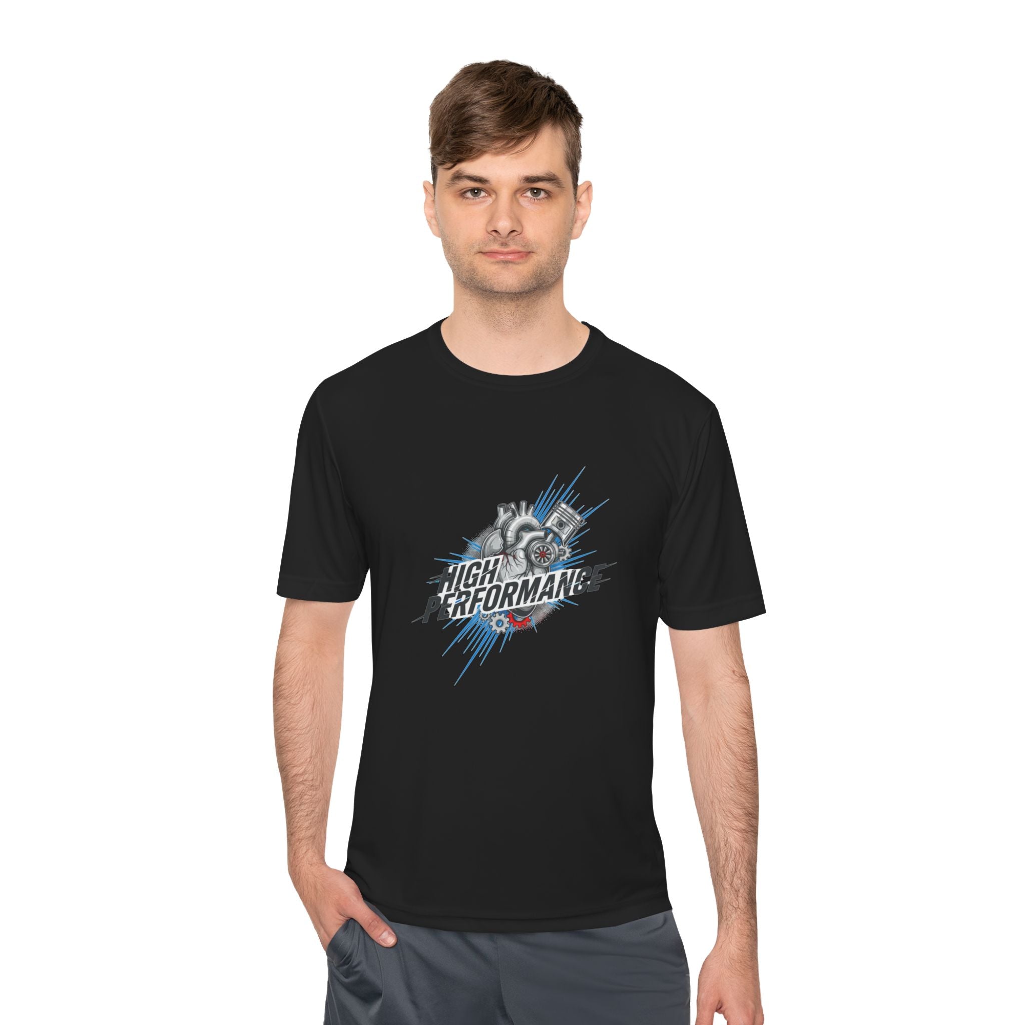 High Performance Racing Tee — Moisture-Wicking Athletic Shirt