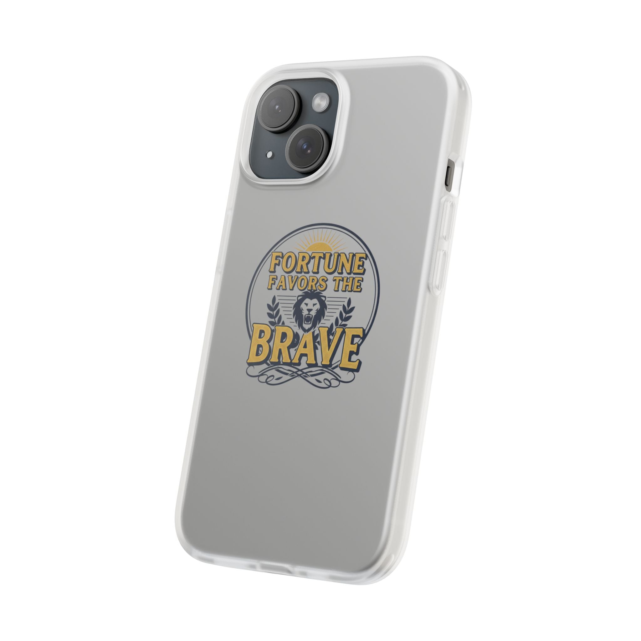 Fortune Favors the Brave Lion Emblem (Flexi Cases)