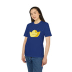 Gold Ingot T-Shirt (Minimal Yellow Sun & Boat Graphic Tee)