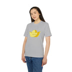 Gold Ingot T-Shirt (Minimal Yellow Sun & Boat Graphic Tee)