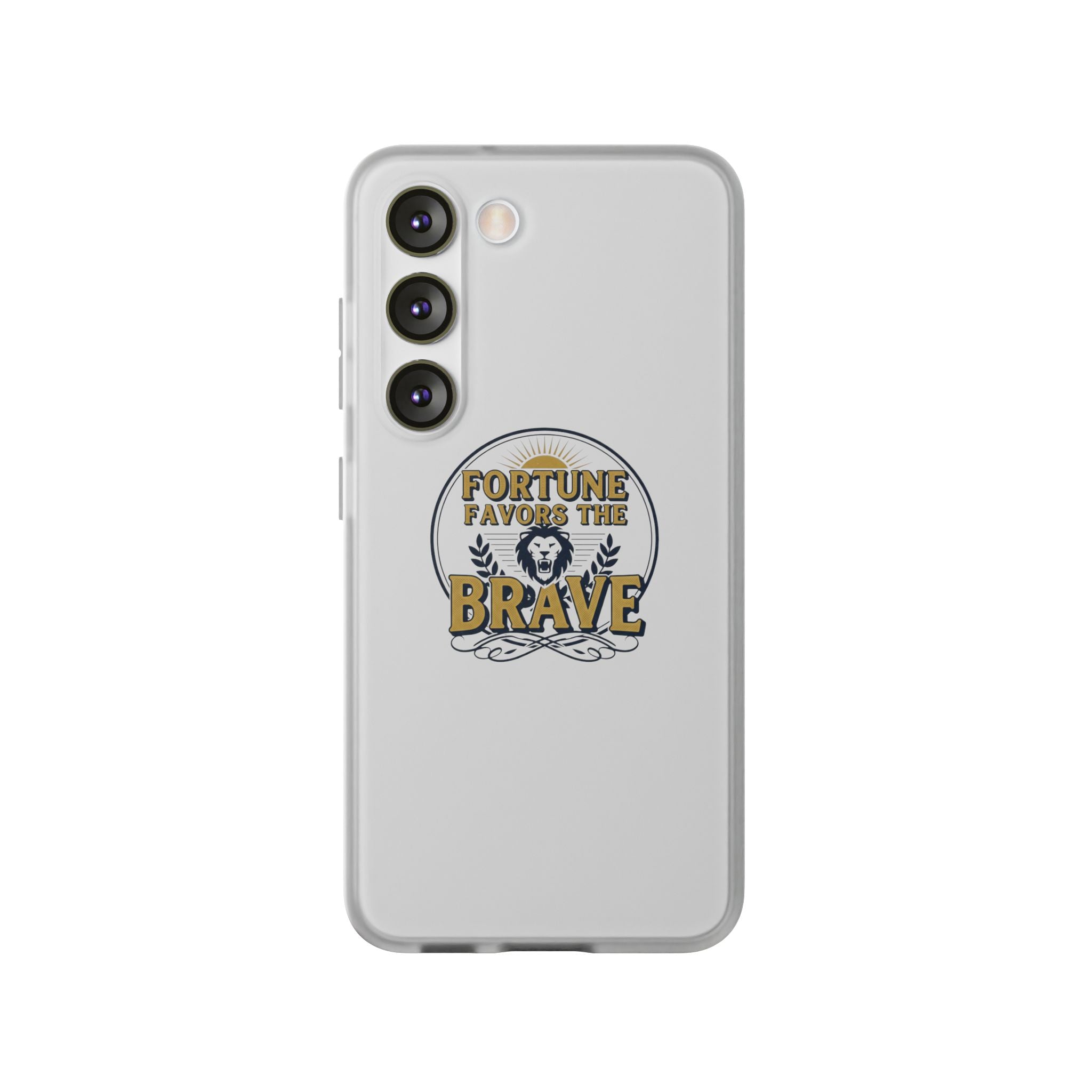 Fortune Favors the Brave Lion Emblem (Flexi Cases)