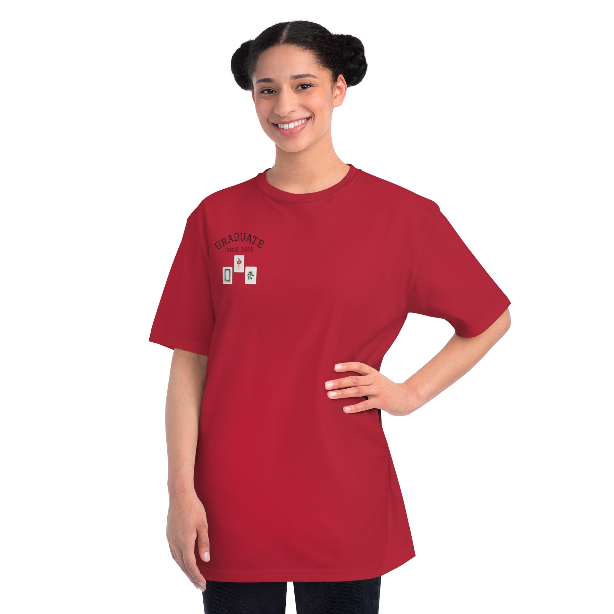 Minimalist Scrabble Tile T‑Shirt — 'Love' Chest Design