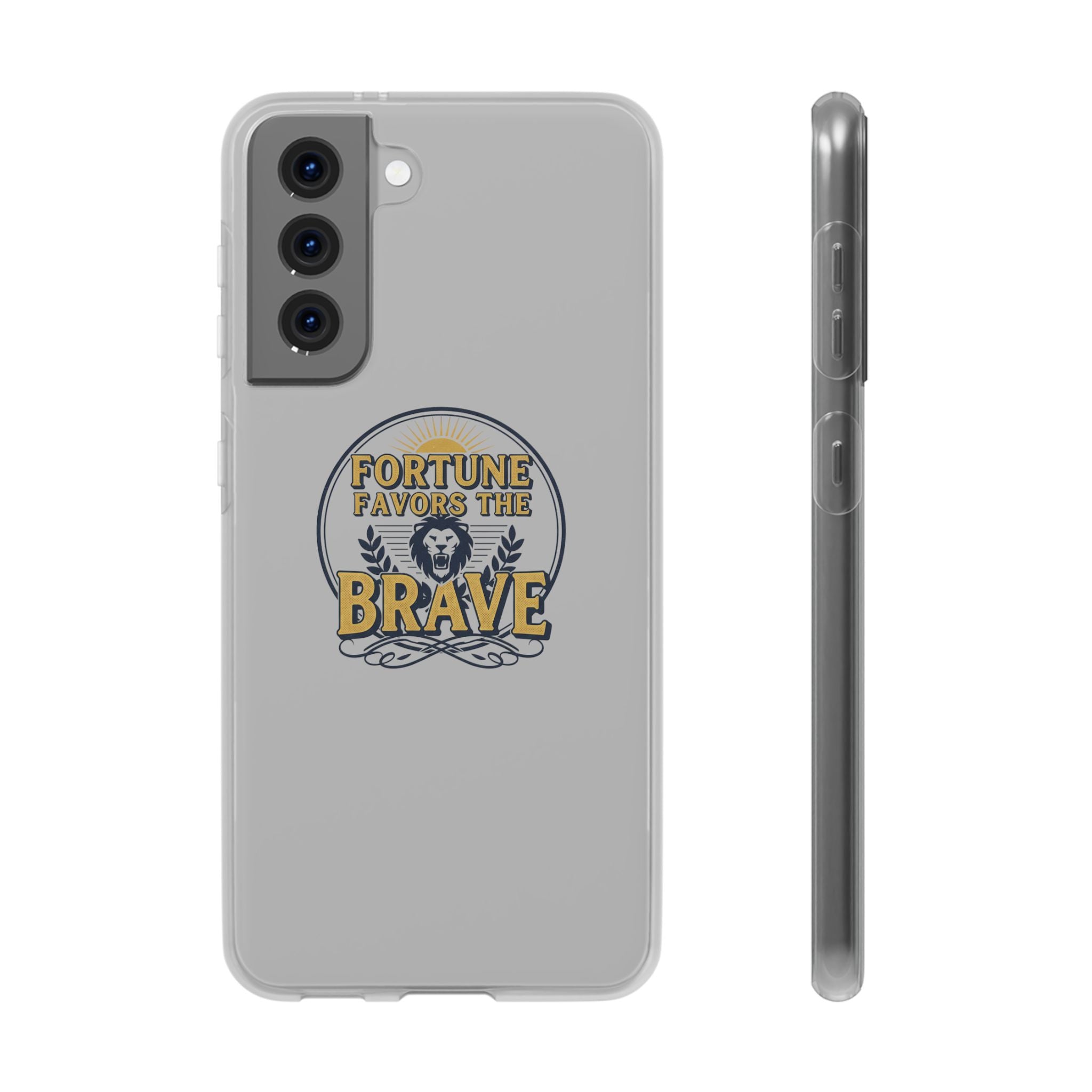 Fortune Favors the Brave Lion Emblem (Flexi Cases)