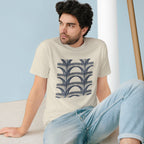 Architectural Arch Pattern T-Shirt — Minimalist Geometric Design