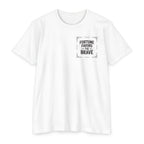 Fortune Favors the Brave (Unisex CVC Jersey T-shirt)