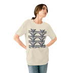 Architectural Arch Pattern T-Shirt — Minimalist Geometric Design